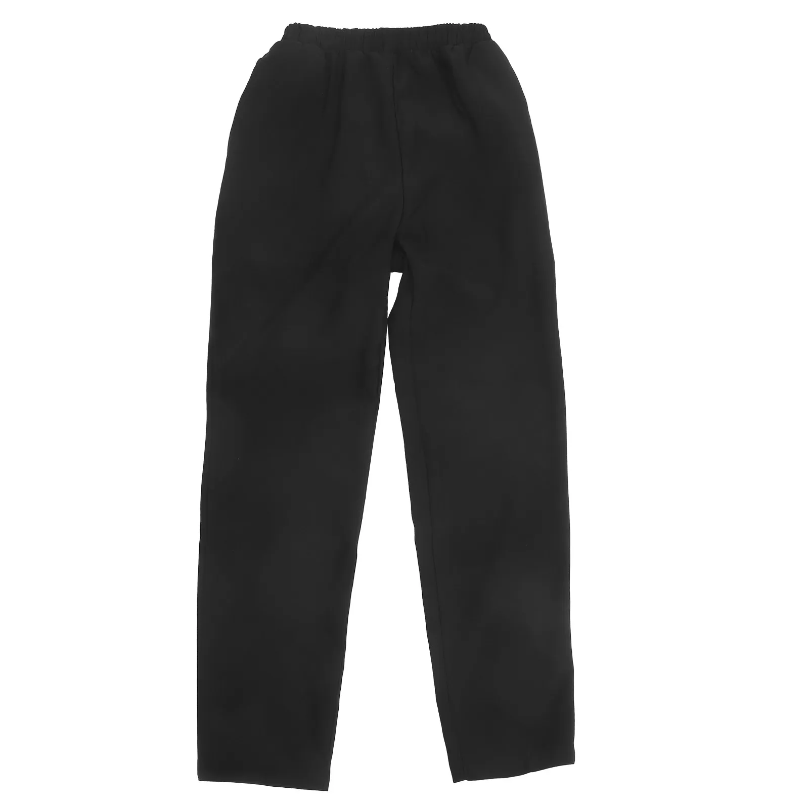 

Chef Pants Black Size L Breathable Wearproof Polyester Work Trousers for Kitchen Restaurant Hotel Staff Men Loose Fit Functional