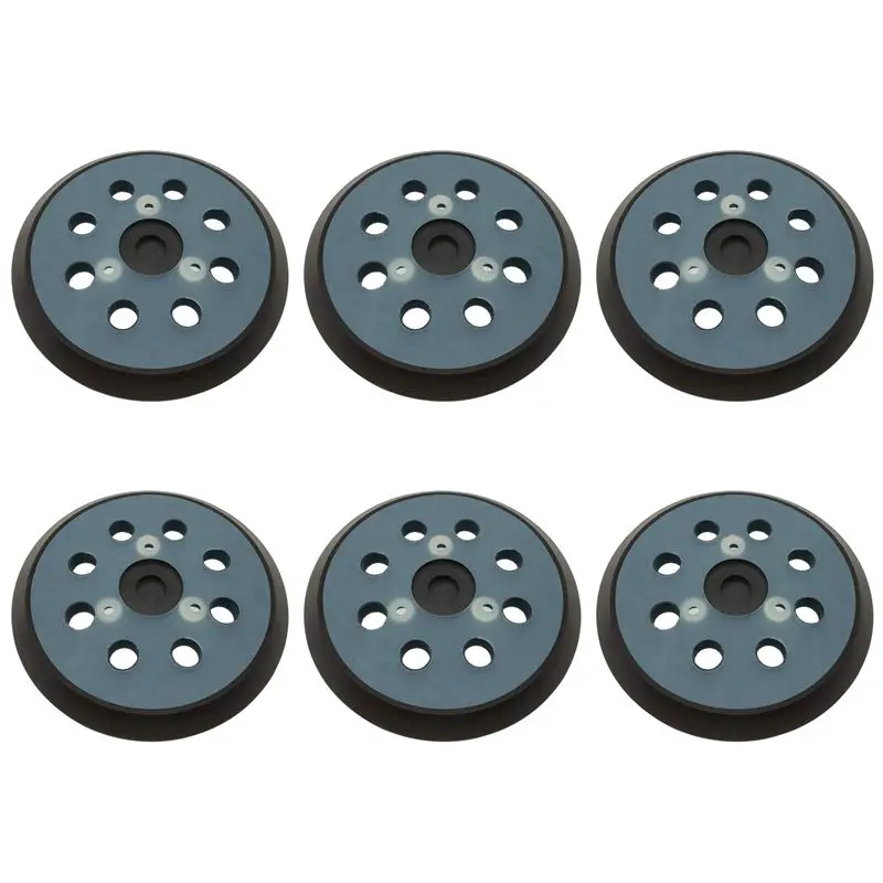

A04G-6Pcs 5 Inch 8 Hole Sander Hook And Loop Replacement Sanding Pad For BO5010,BO5030/K,BO5031K,BO5041K,XOB01Z Sander