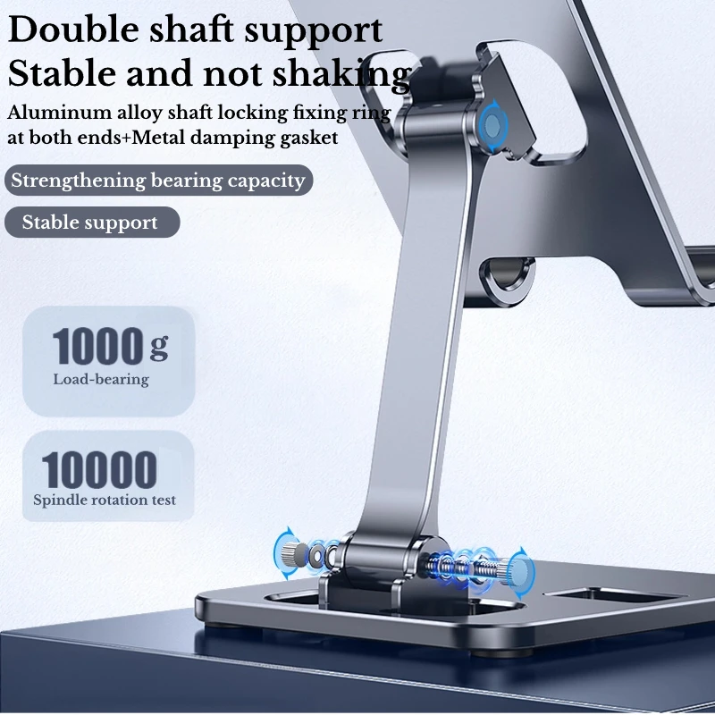 Universal All Tablet Holder Aluminum Alloy Portable For iPad Holder Tablet Stand Mount Adjustable Flexible Mobile Phone Stand