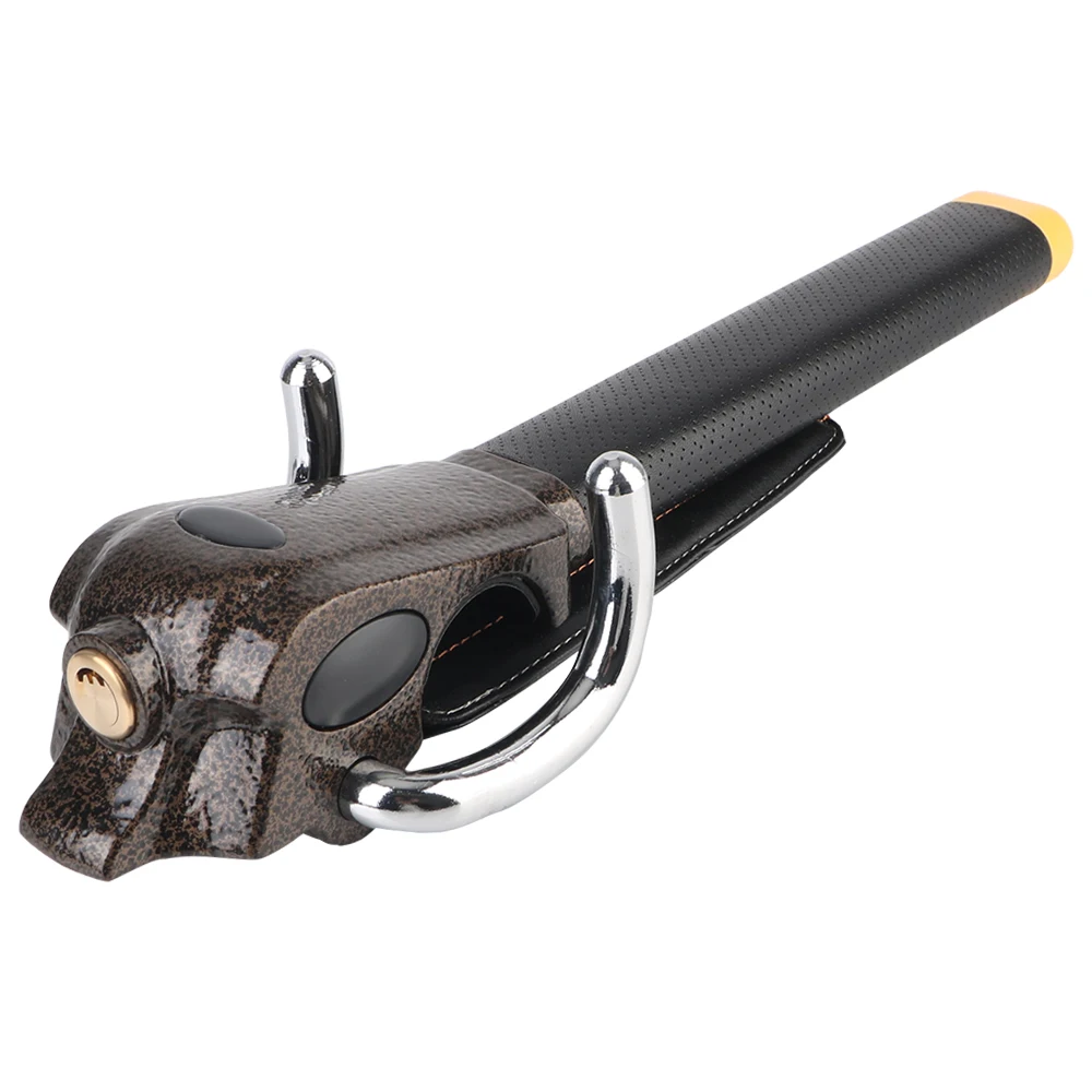 자동차 RV 트럭 트레일러 스티어링 휠 도난 방지 잠금 보호 T-락 자동차 액세서리 보안 잠금 장치 자동차 스티어링