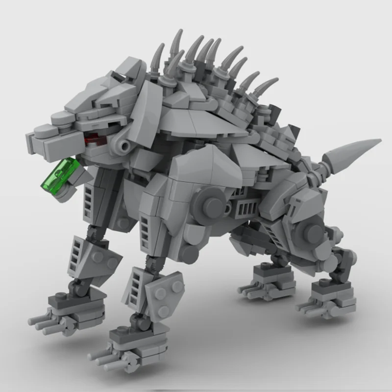 

394PCS New MOC Movie Series Animal Model Steel Jaw DIY Creative Educational Building Blocks Children's Toys Gift