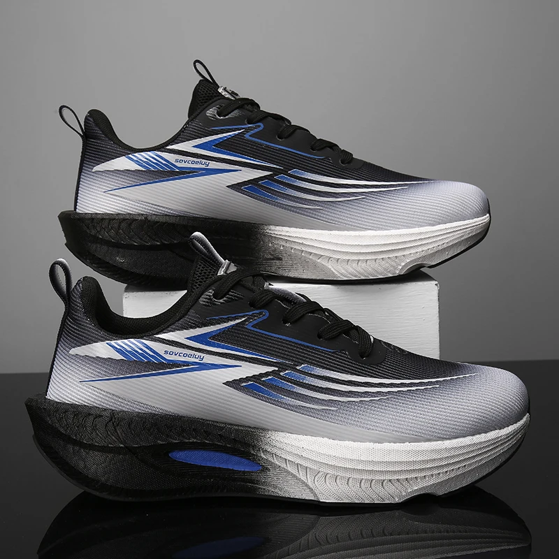 

Men Running Shoes Carbon Plate Marathon Speciality Sports Breathable Lightweight Women's Comfortable Nonskid Leisure Sneakers
