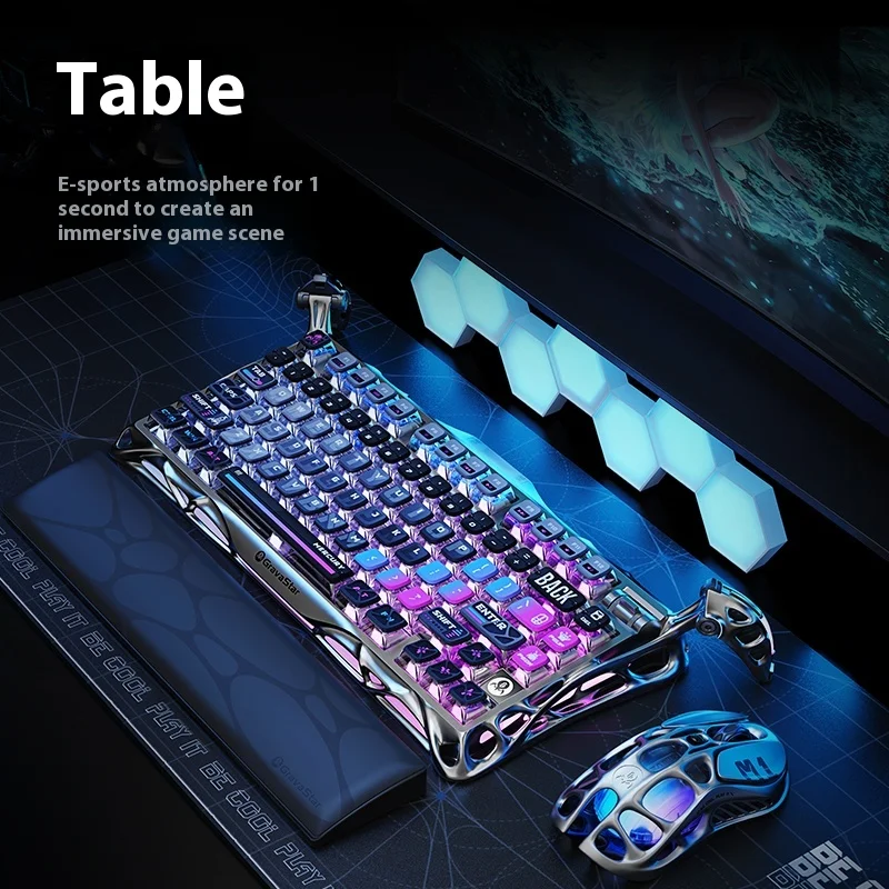 Gravity Planet Co coon Breaking 75K1Pro Mechanical Keyboard Competition Blog Manufacturing Aluminum Alloy Wireless Gaming