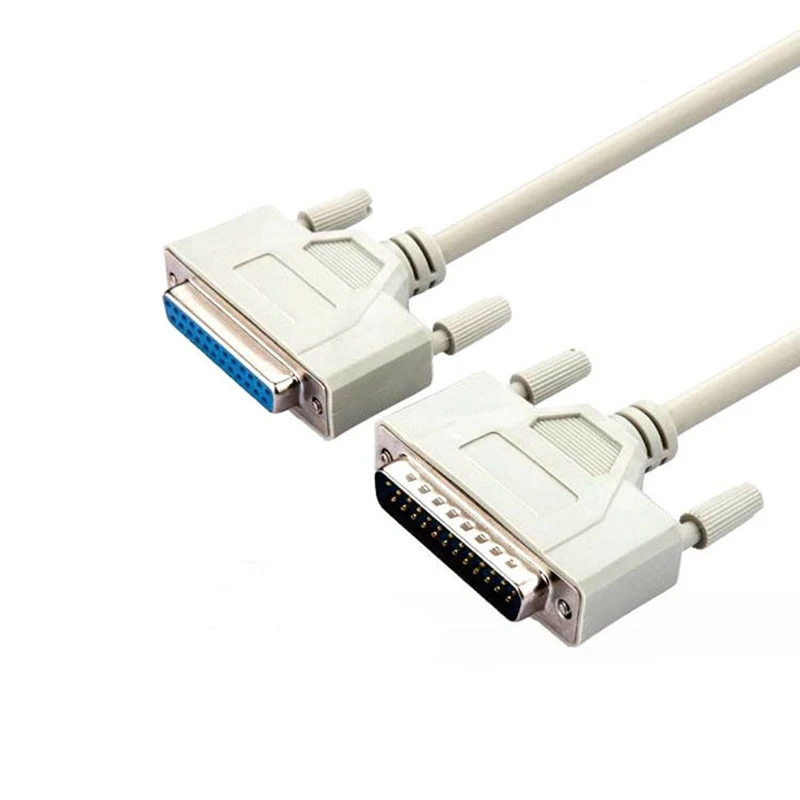 25-Pin M To Hole F Extension Cable,DB25 - Parallel Printer Extension Cable (25 Pin, Male To Female)