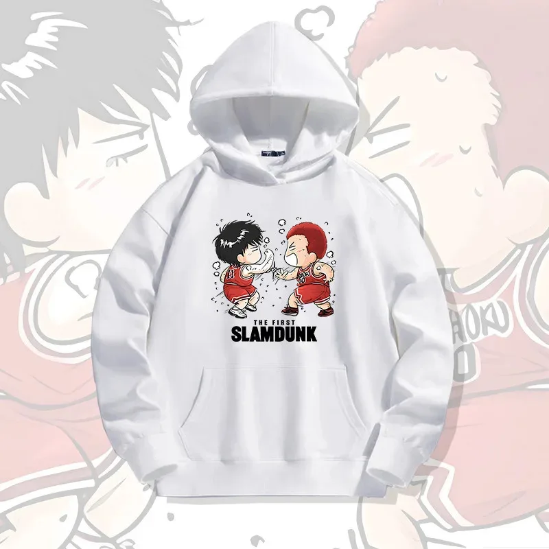 

Толстовка с капюшоном для косплея Slam Dunk Sakuragi для мальчиков, одежда в стиле аниме, осенний спортивный пуловер с длинными рукавами, детская одежда для подростков