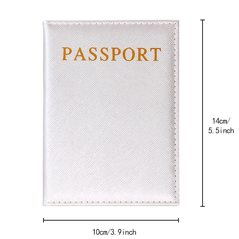 Passport Covers PU Leather Card Case Cover Pink Letter Series Passport Cover World Thin Slim Travel Passport Holder Wallet Gift