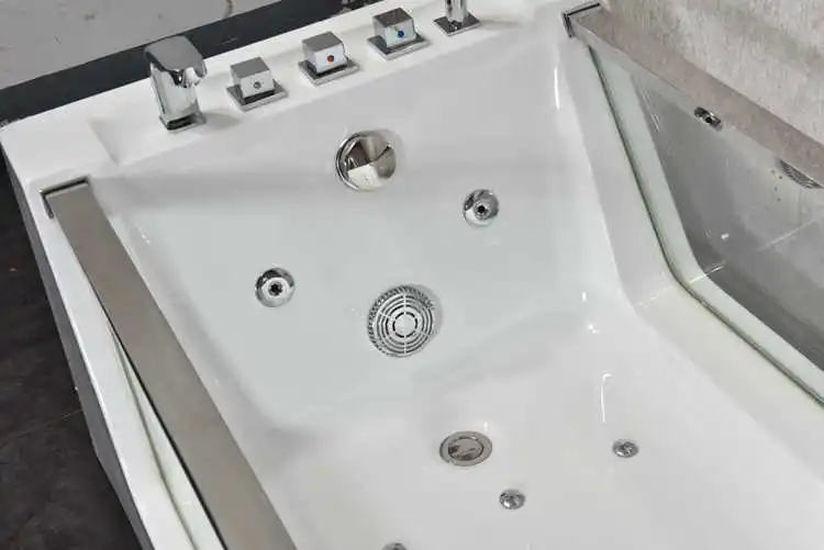 Special Hot Selling Popular Product Rectangle Shaped Acrylic Massage Bathtub