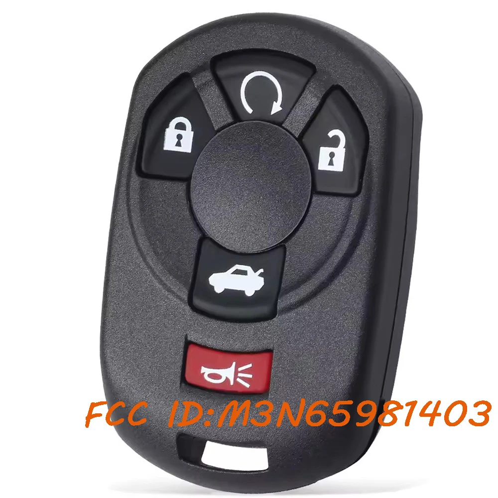 

KEYECU M3N65981403 for Cadillac STS 2005 2006 2007 Remote Key Fob ID46 Chip 15212382 15212383 315MHz 5 Button