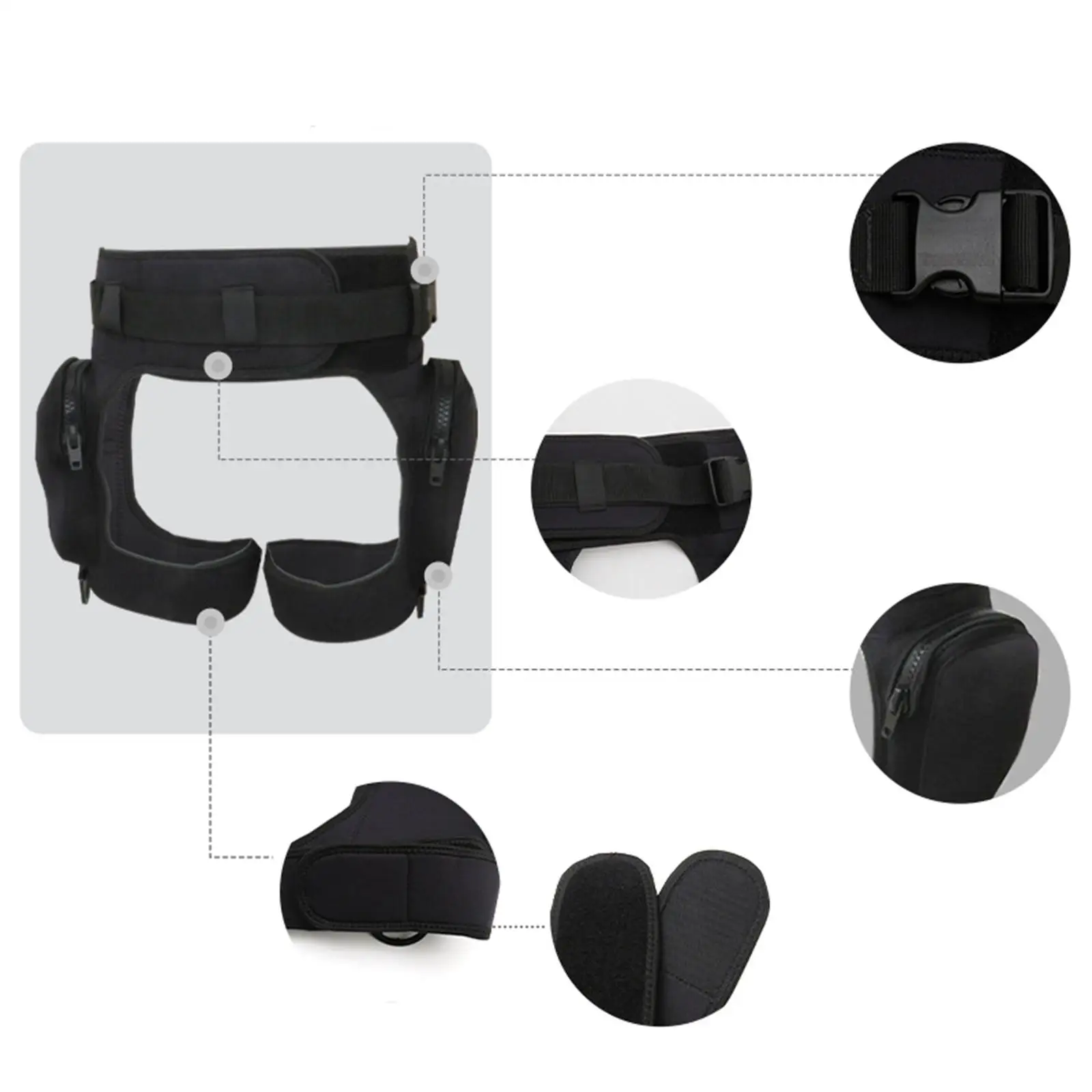 

Технические шорты для дайвинга, неопреновый регулируемый пояс 3 мм с карманами, гидрокостюм, брюки для водных видов спорта, серфинга, подводного плавания