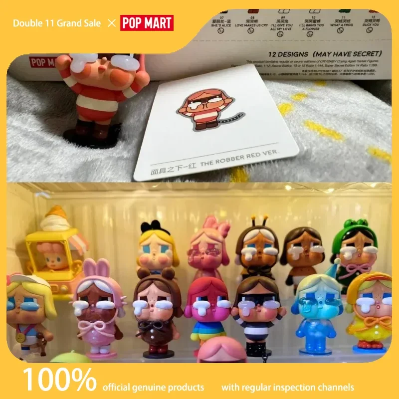 

Genuine Popmart Crybaby Tear Factory Series Figure Blind Box Decoration Birthday Gifts For Girls Trendy Toys Ornaments Figure
