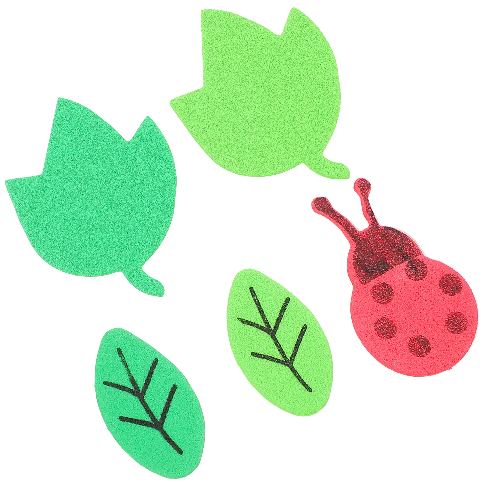 

210pcs Eva Decal Kids Room Nursery Home Decor Ladybug Leaf Design Reusable Wall Ladybug Wall Decals Art Decals