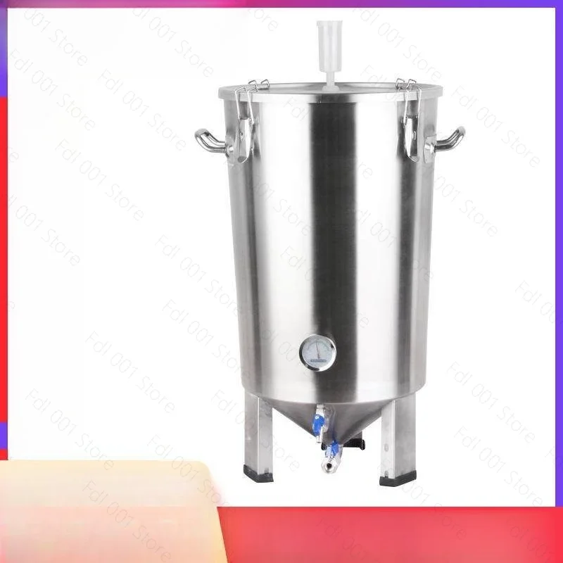 Household Commercial Beer Fermentation Tank 304 Stainless Steel Conical Bottom Barrel With Temperature Control Function