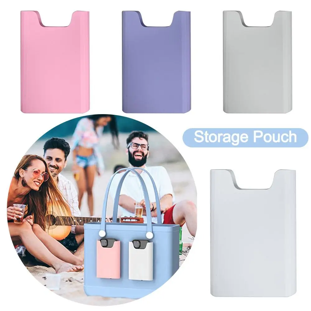 Fashion Silicone Storage Pouch Soft Reusable Phone Insert Case Phone Holder for Bogg Bag for Bogg Bag Accessories