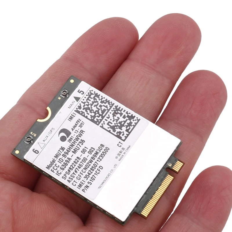 Tarjeta Wifi MU736, módulo 3G para HP Probook 430, 440, 640, 645, 650, 655, G1, Zbook 17, Elitebook 850, 820, G1