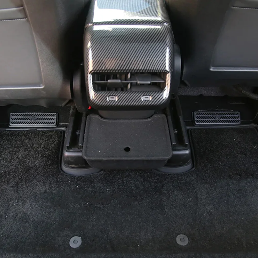 Cubierta protectora para rejilla de ventilación trasera del asiento, Protector antibloqueo para rejilla de salida del asiento trasero, para Berlin Tesla modelo Y 2023, 2022, 2021