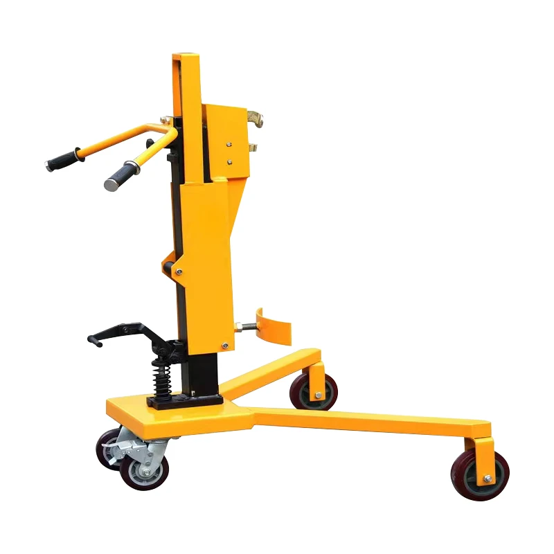 

Hand Hydraulic Oil Drum Truck 300kg Push Cart Wheelbarrow