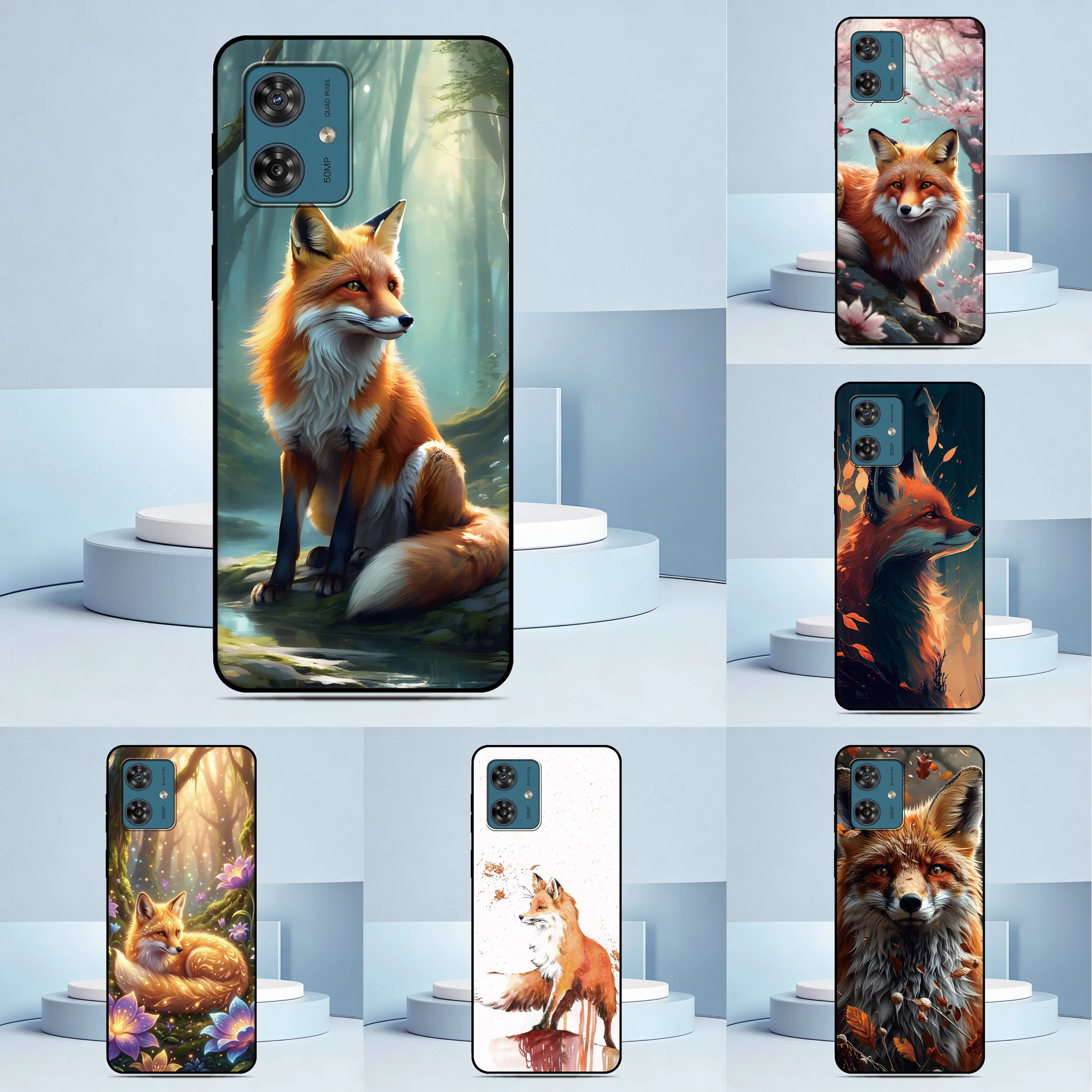 Чехол для телефона Fox Lovely для Samsung Galaxy A57 A37 A27 5G A07 A16 A17 A36 A56 A53 A54 A35 A26, задняя крышка с индивидуальным фотоизображением