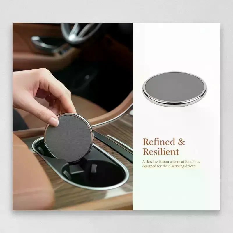 2 Pcs Anti Slip Car Cup Holder Insert Pads for a Stylish and Safe Drive