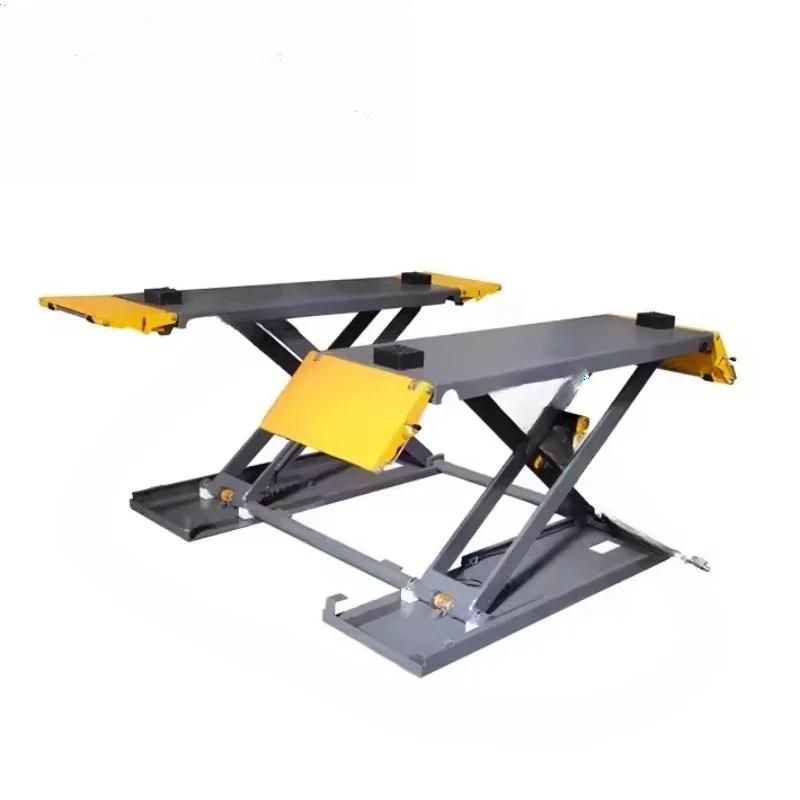 

4000 kg 1.2 meters movable hydraulic scissor car lift, moving 1.2 meters 1.6 meters middle position scissor car lift