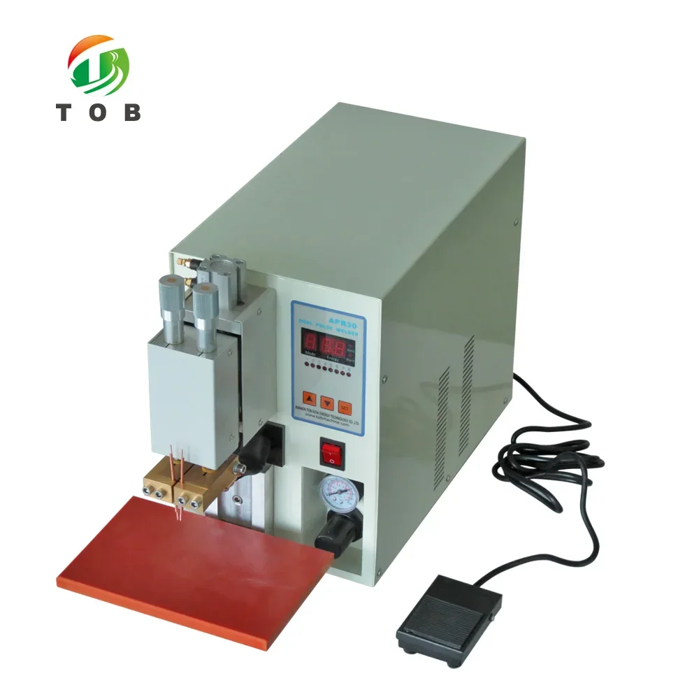 Pneumatic Al Ni Tab Spot Welder Welding Machine For 18650 Cylinder Lithium Battery Pack