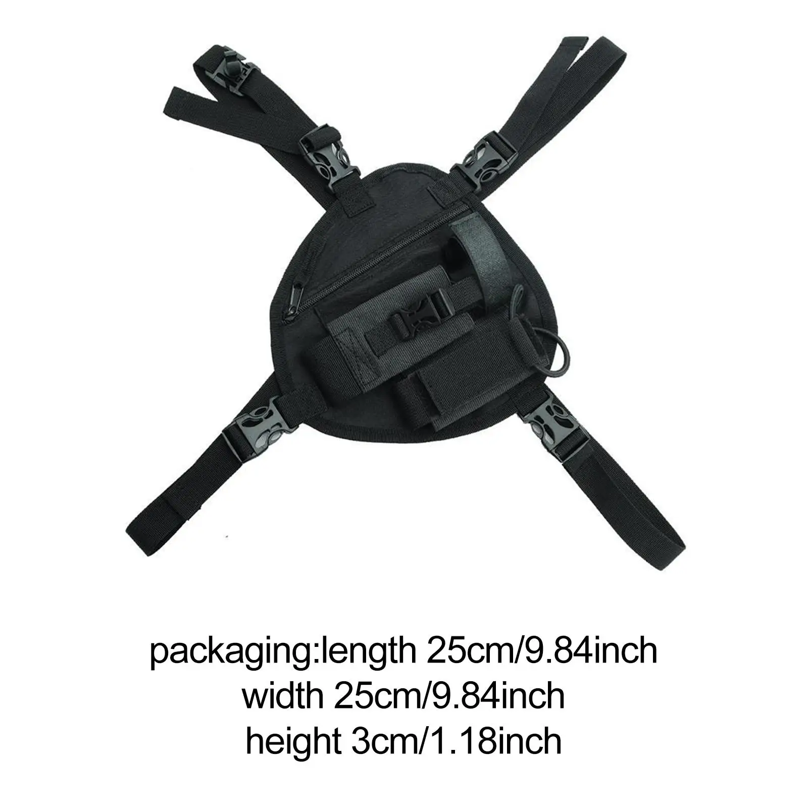 حقيبة حزام الصدر الراديوية، حقيبة راديو عملية للسفر والمشي لمسافات طويلة وركوب الدراجات