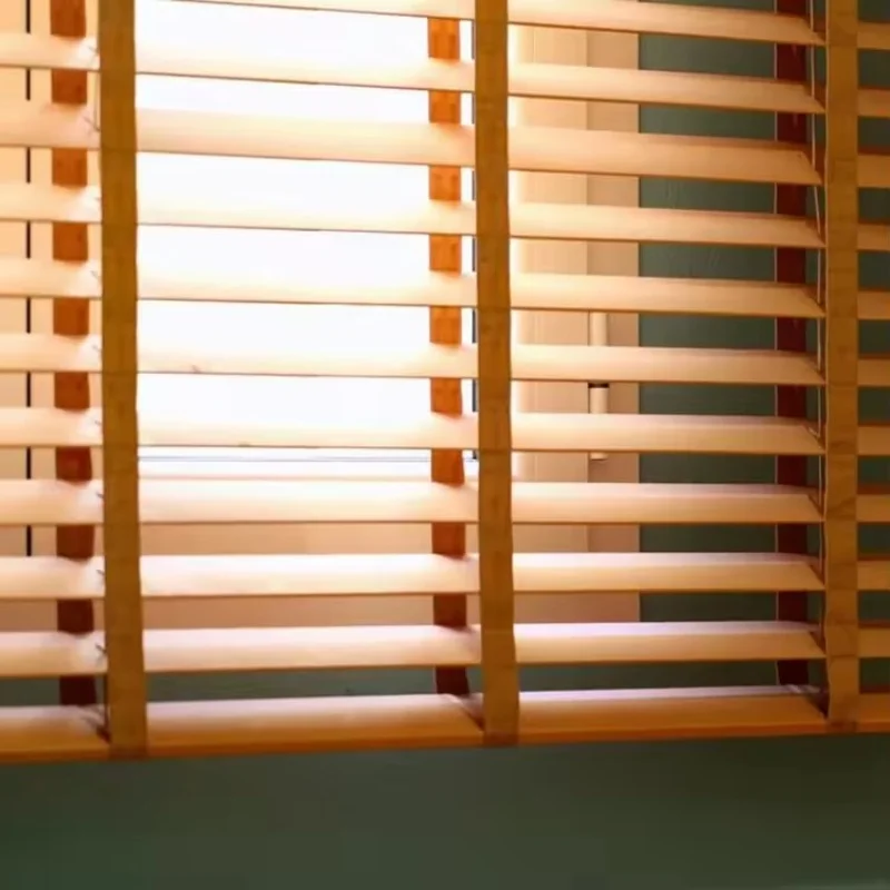 

High quality 50mm curtains Wooden blinds Window blinds Beautiful and practical wooden blinds