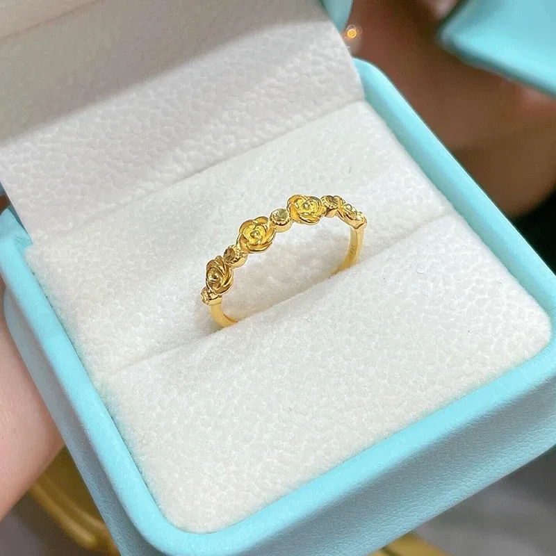 

Adjustable Band Gold Color Open Ring For Women Comfort Jewelry Gift For Girlfriend Wife Or Bridesmaid Special Occasion