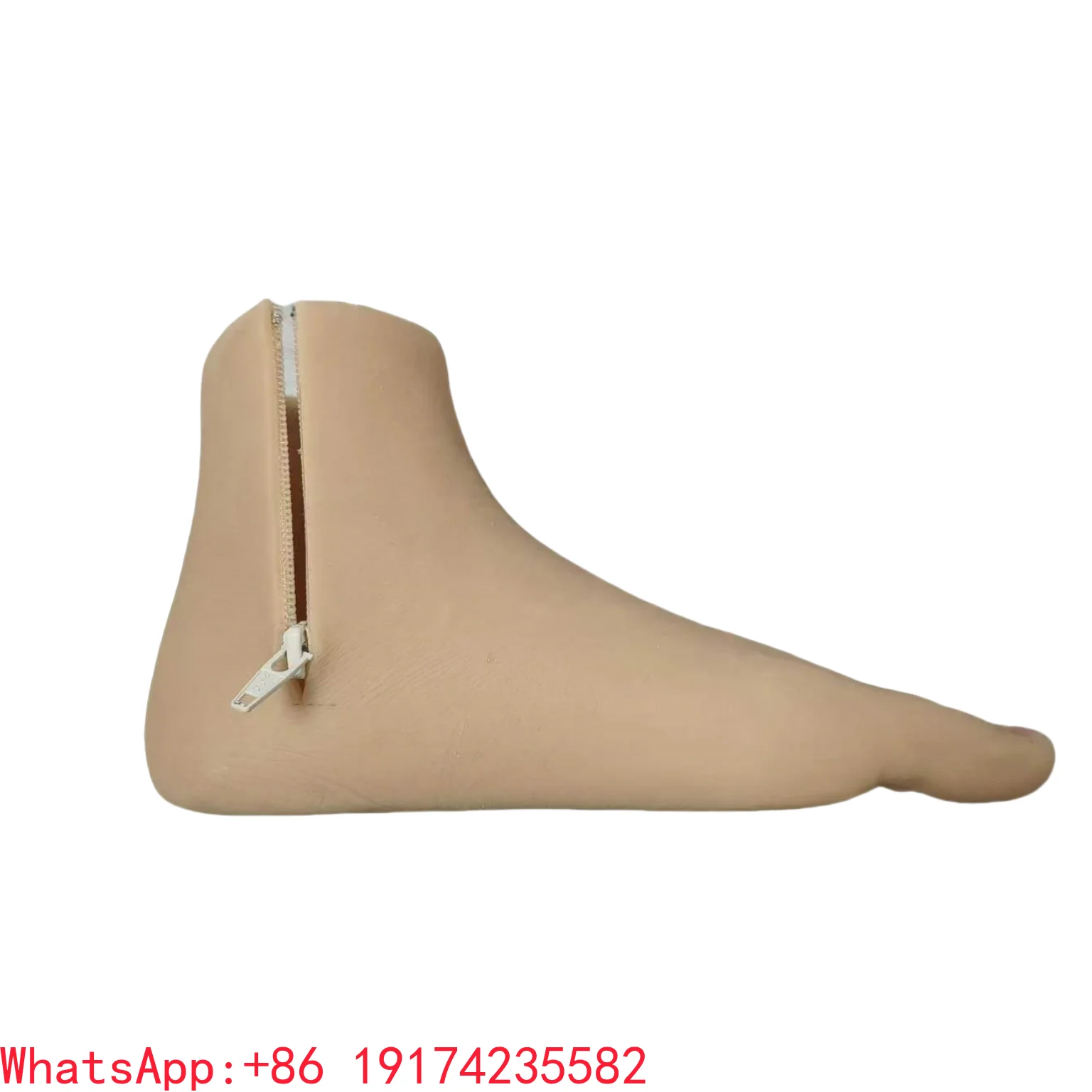 

Best Selling Full Length Shoe-like Wear-resistant Silicone Prosthetic Foot Cover for Disabled Person