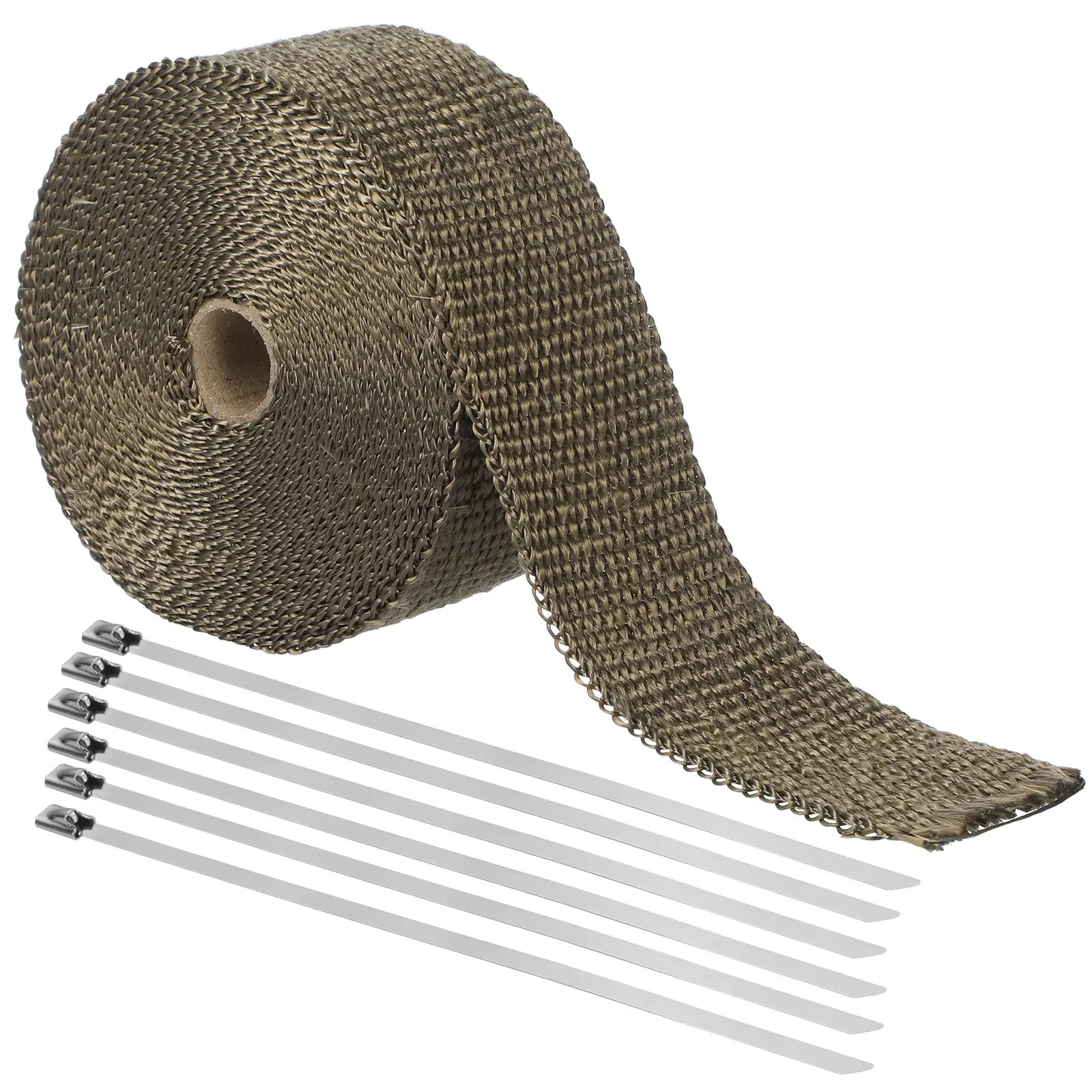 Lot de 6 rouleaux de ruban iso - Exhaust Wrap Titanium avis et prix