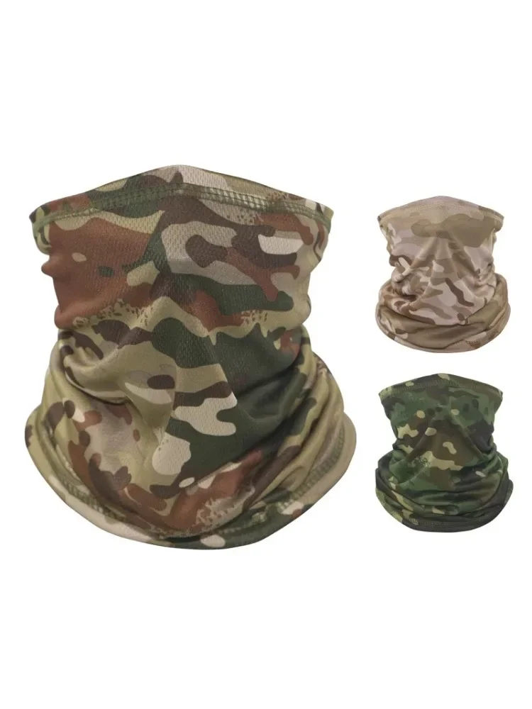 AliExpress Camo Tactical Mask Neck Gaiter Cover Face Bandana Sun Cool Cycling Hunting Hiking Camping Tube Scarf Men Women