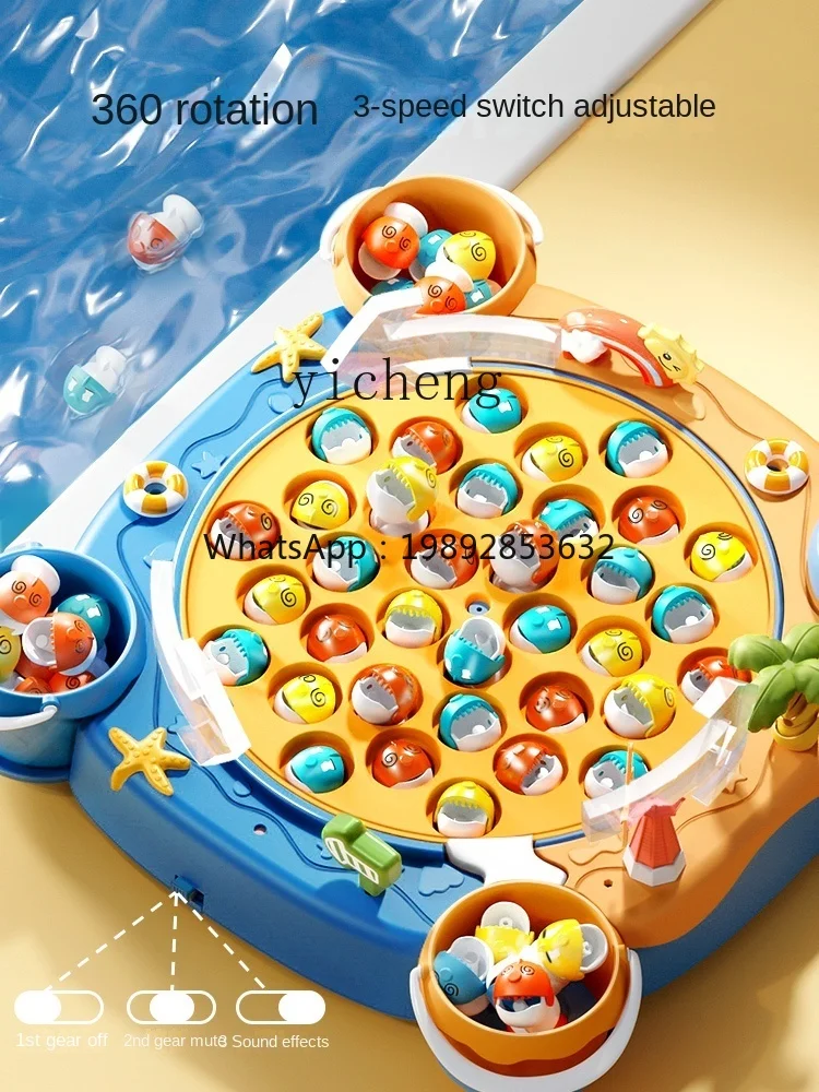 

Baby Electric Magnetic Fishing Children 1-3 Years Old Educational Fun Kids Boys Girls Toddler Toys