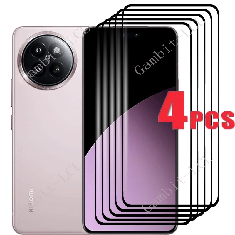

4PCS 3D Full Curved Tempered Glass For Xiaomi Civi 5 Pro Protective Film ON Civi5Pro Civi4 4 14 6.55" Screen Protector Cover