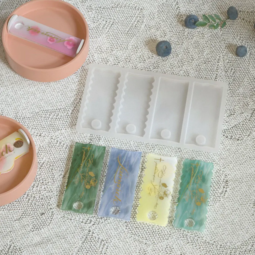 

2Pcs Crystal Epoxy Silicone Mold Name Plate Pendant Tag Crafts Casting DIY Supplies Jewelry Making Accessories