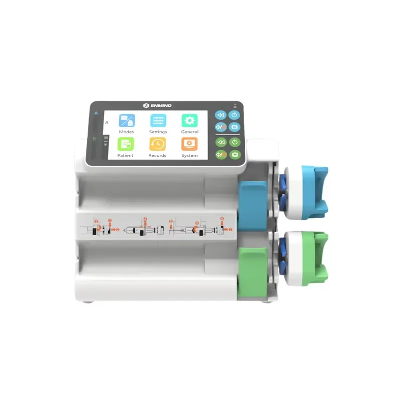 RCW EN-S5D Dual Channel Smart Electric Digital Pump Durable Metal Plastic for Clinics Emergency Apparatuses
