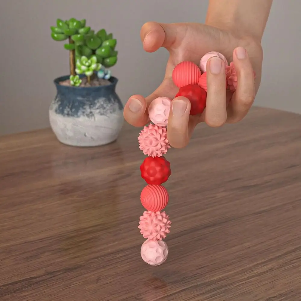 4 pçs 2025 silicone massagem bola magnética ansiedade alívio sensorial brinquedo elástico descompressão brinquedos crianças presentes de aniversário
