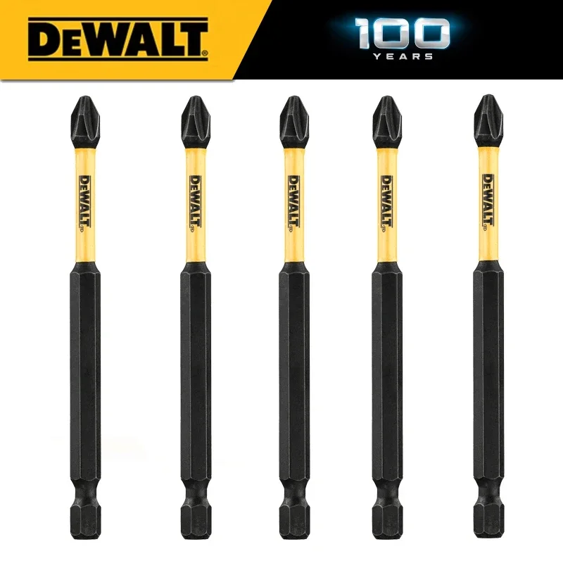 DEWALT PH2 Screwdriver Bit Hex Shank 89mm Longer Life #2 Impact Electric Drill Bit Set 10X Screw Drill Head Power Tools Part