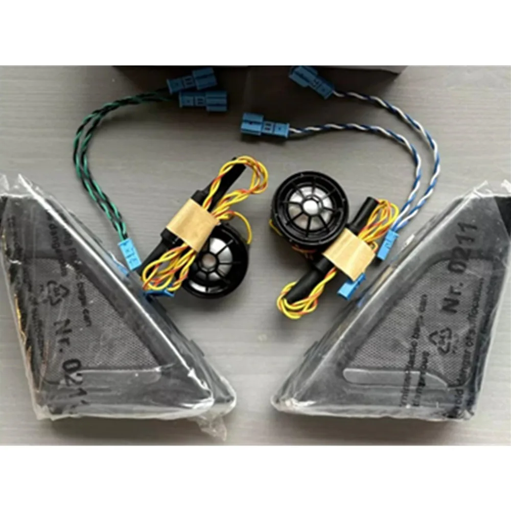 4 Pcs Tweeter Speakers Set For BMW 5 Series F10 F11 M5 HK Brand Tweeters & Covers Set Upgrade