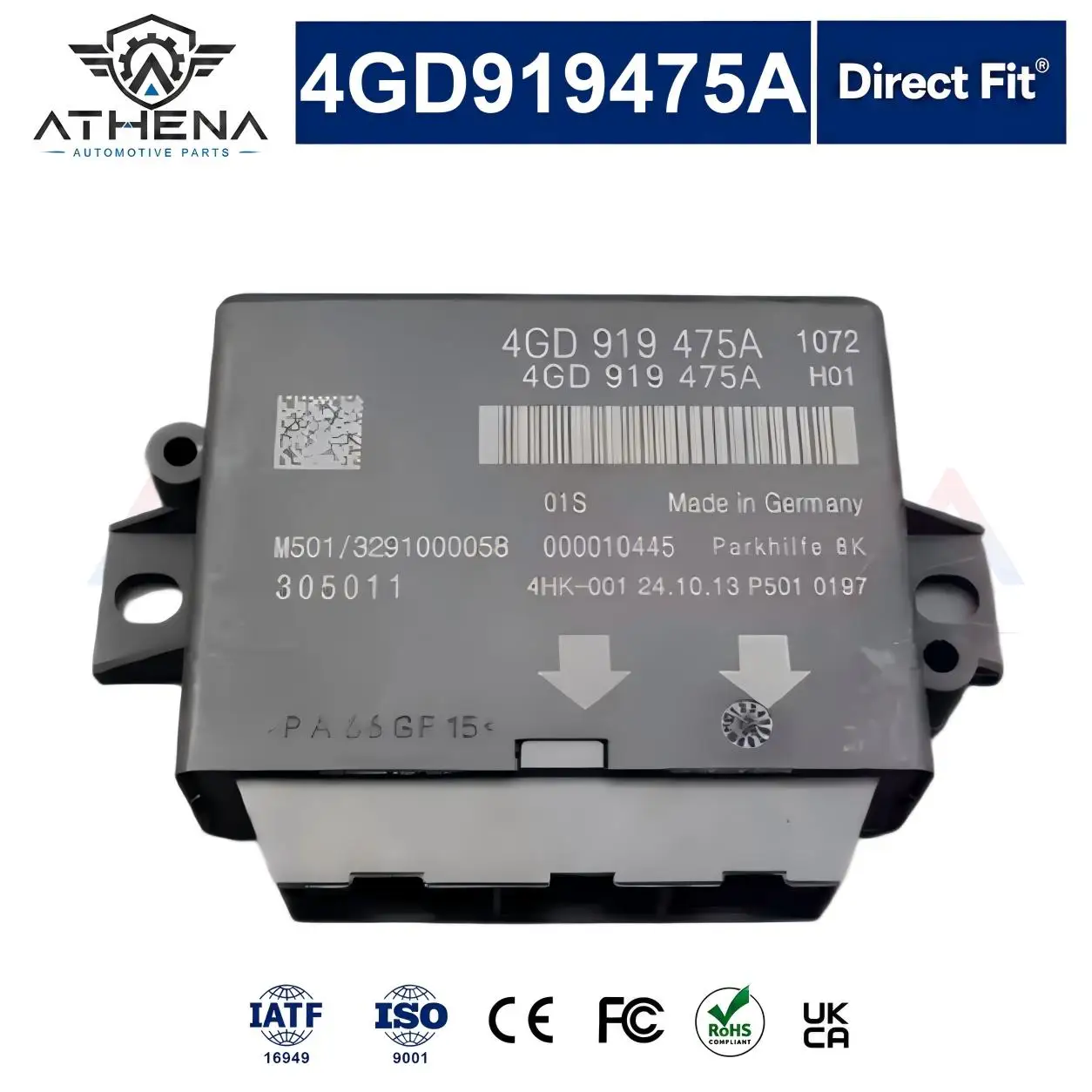 4GD919475A PDC Parking Aid Control Module Fix Parking Sensor Fault For Audi A6 C7 4G 2012-2014