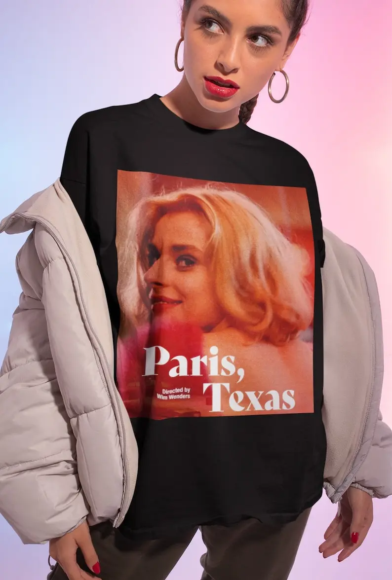 Paris, Texas Movie T-Shirt, Unisex, Gift for Wim Wenders Movie Fans, Vintage Movie Tee shirt, Classic Art House Film, Retro 80s