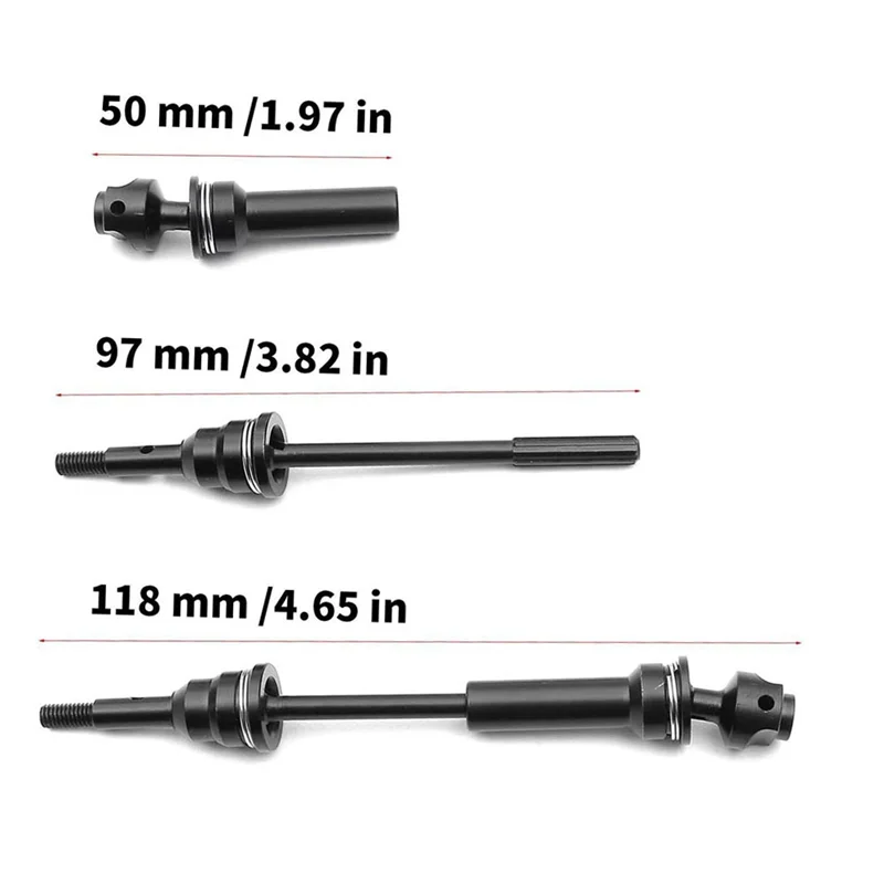 B05B-Para TRAXXAS Hoss/Rustler/Slash/Stampede4x4 RC Car Upgrade Parts Kit CVD do eixo de transmissão do eixo de transmissão