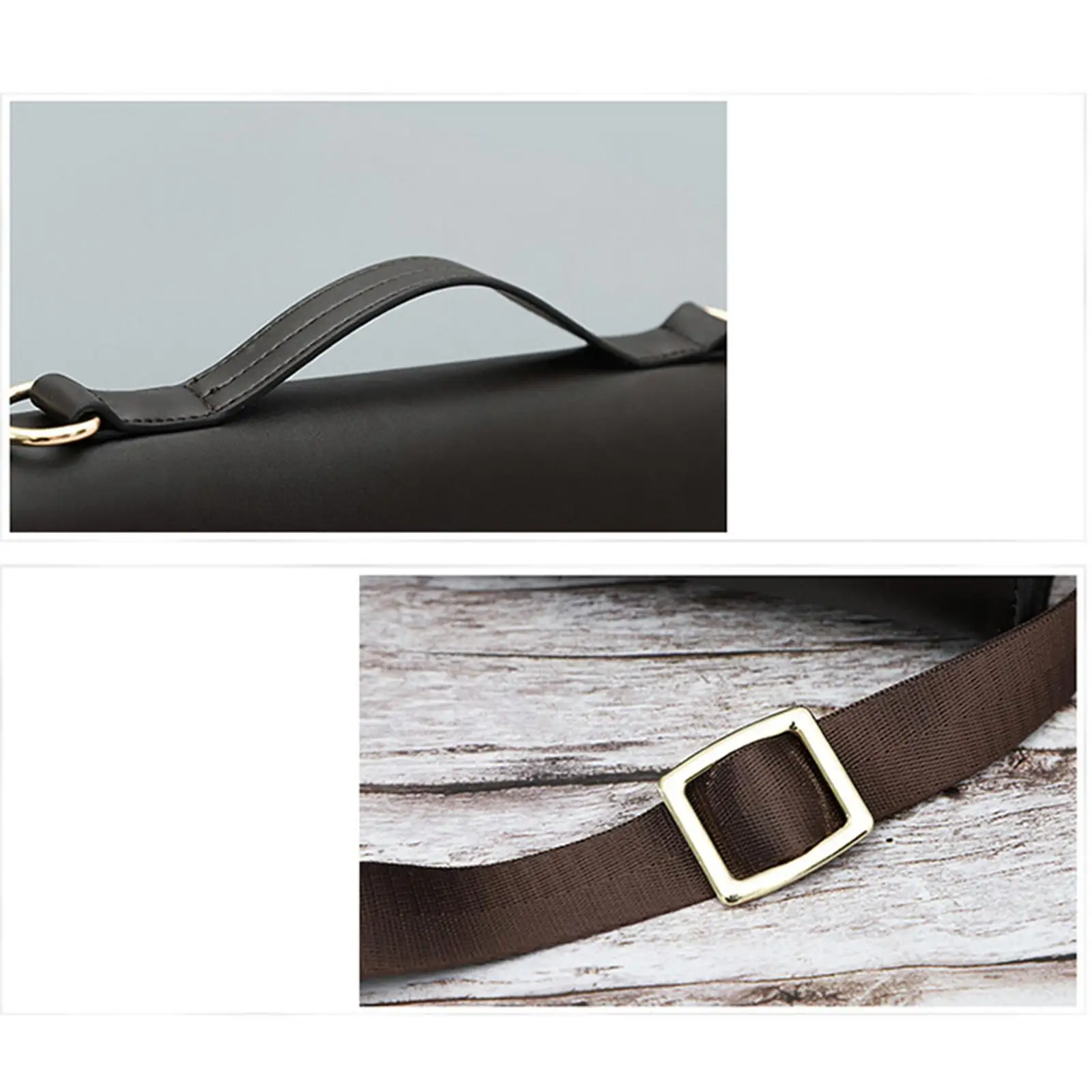 Custodia per flauto in pelle PU Scatola portaoggetti per flauto Tracolla regolabile in velluto Borsa a tracolla leggera resistente all'acqua