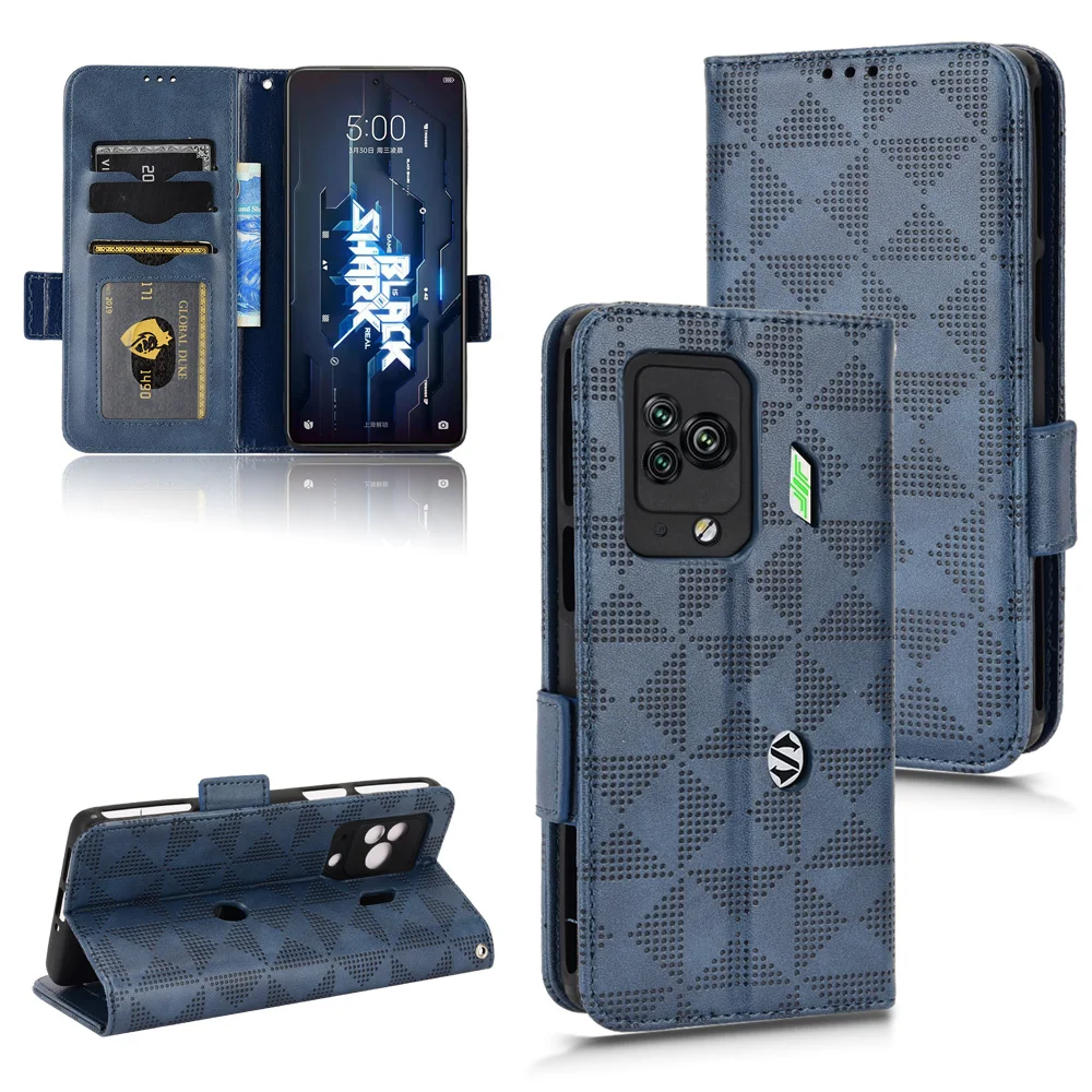 For Xiaomi Black Shark 5 Pro Case Luxury Flip PU Leather Wallet Magnetic Adsorption Case For Xiaomi BlackShark 5 Pro Phone Bags