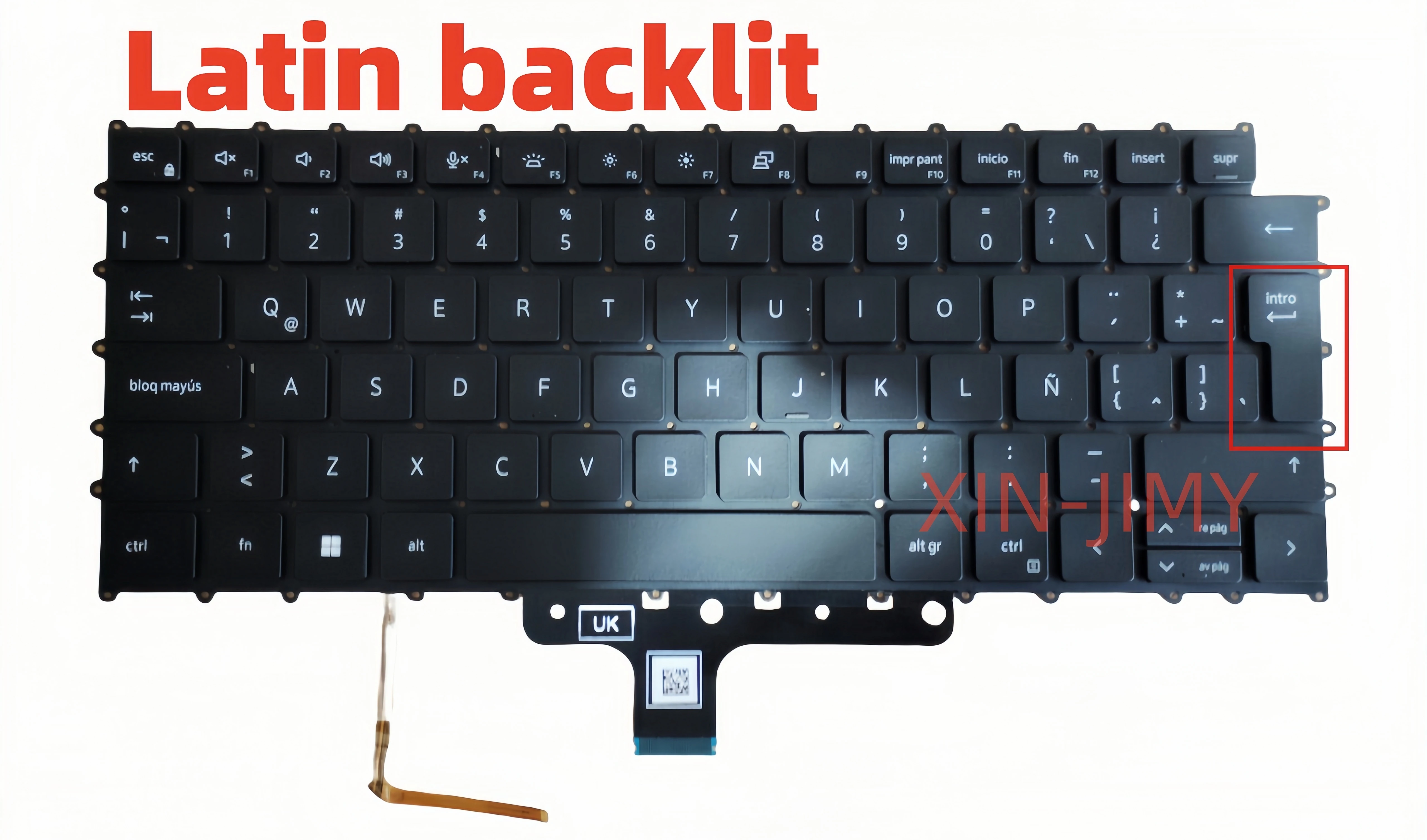 

Латинская черная клавиатура для ноутбука DELL latitude 5450 5470 5680 5690 7450 7470 5480 5490 7480 7490 M5470 M5680 с подсветкой