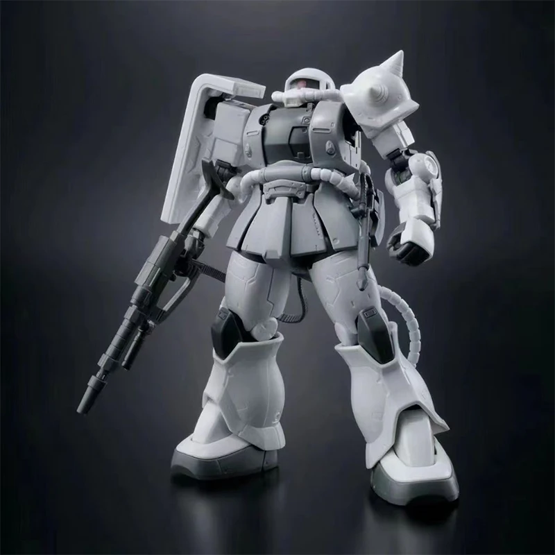 Em estoque hg 1/144 MS-06Ck zaku metade canhão modelo de montagem de alta qualidade figura de ação modelo presente brinquedo coleção para crianças