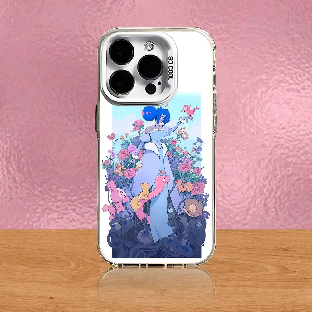 حافظة هاتف K-Knights of G-GuinevereS لهاتف iPhone 17,16,15,14,13,12,11,Pro,Max,Plus,Air,Mini,SE4 غطاء أبيض غير لامع مقاوم للصدمات