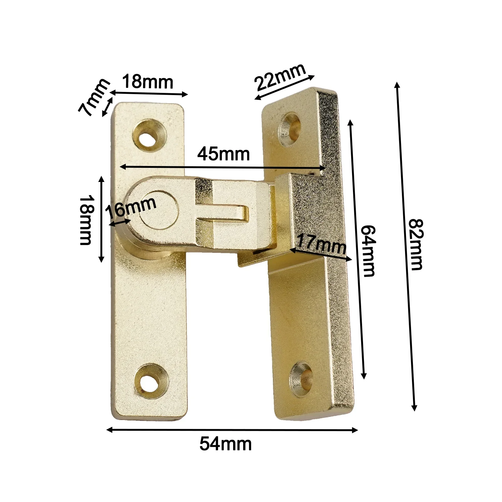 

Door Lock Bolt Sliding 5 Color Option 90 Degree Replacement Zinc Alloy Product Name Complicated Procedures Sliding