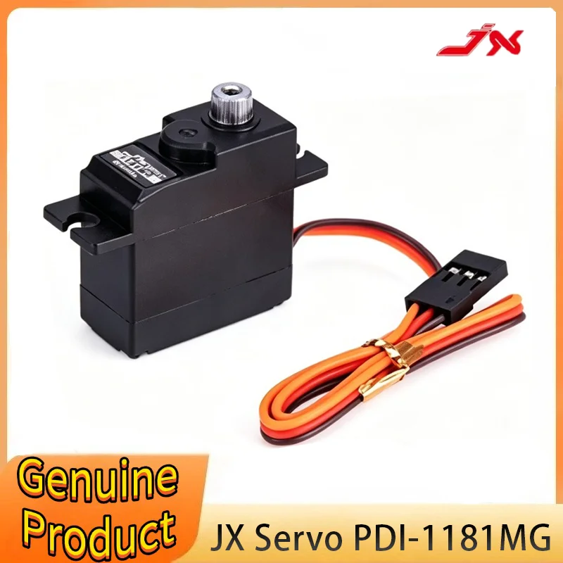 

JX Servo PDI-2506MG 6.6KG Metal Gear Digital Coreless Servo for RC Car 450-500 Heli Fixed Wing Airplane RC Parts