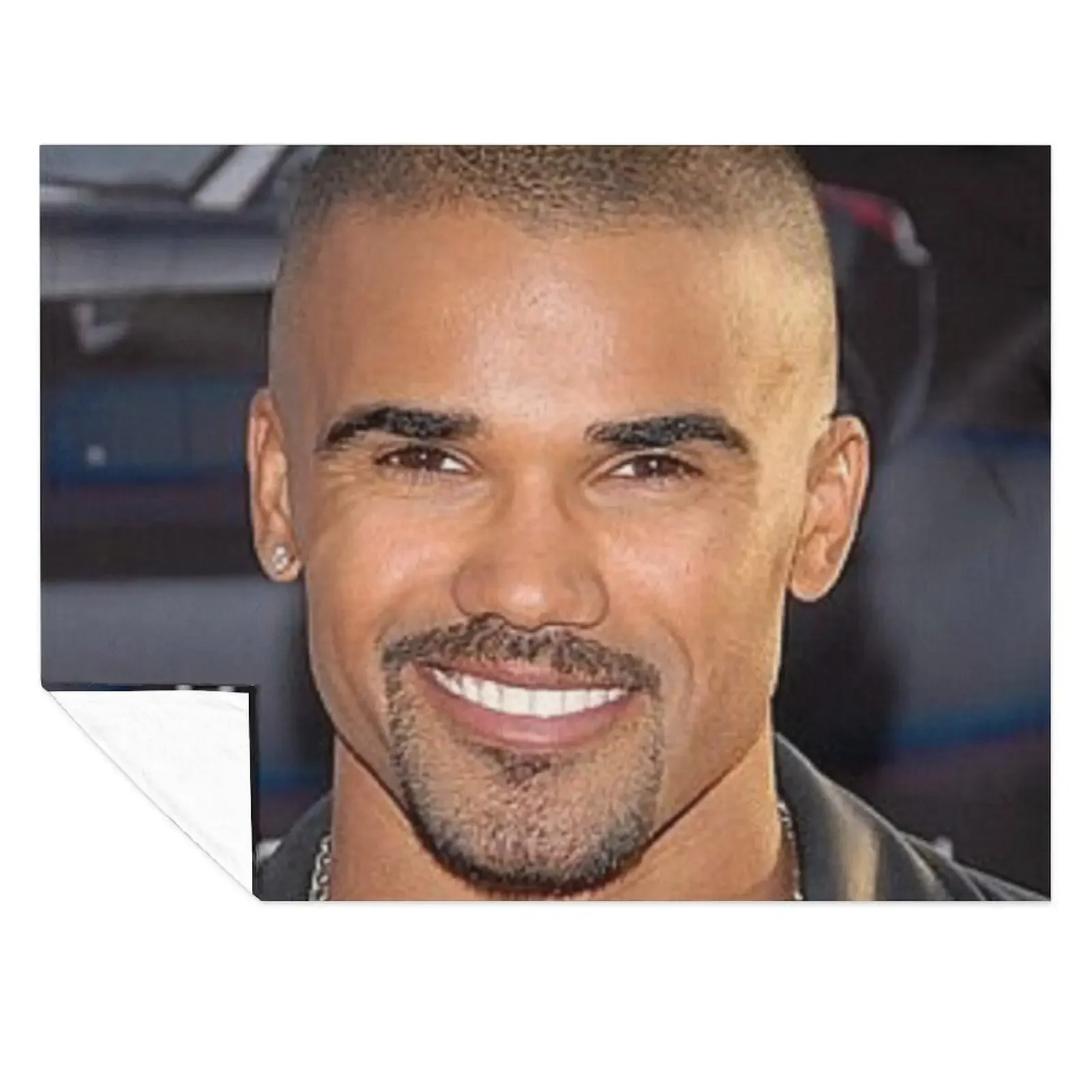 

shemar moore Throw Blanket Custom anime Flannels Decorative Beds Blankets
