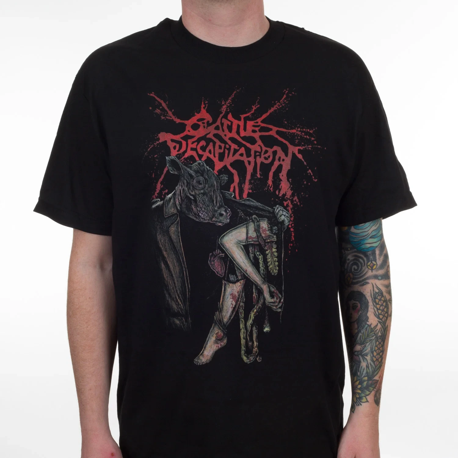 Cattle Decapitation Inspect Sign Casual T-Shirt Luxusmarke für Männer und Frauen Top 2026 – Detail 7