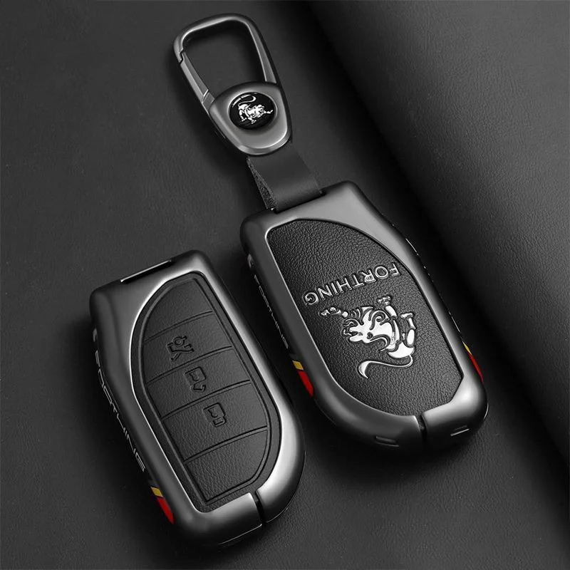 Zinklegierung Autoschlüsselhülle für Dongfeng Forthing T5 EVO Fengxing T5L V9 Schlüsselanhänger Fernbedienungsgehäuse Halter Zubehör – Detail 5